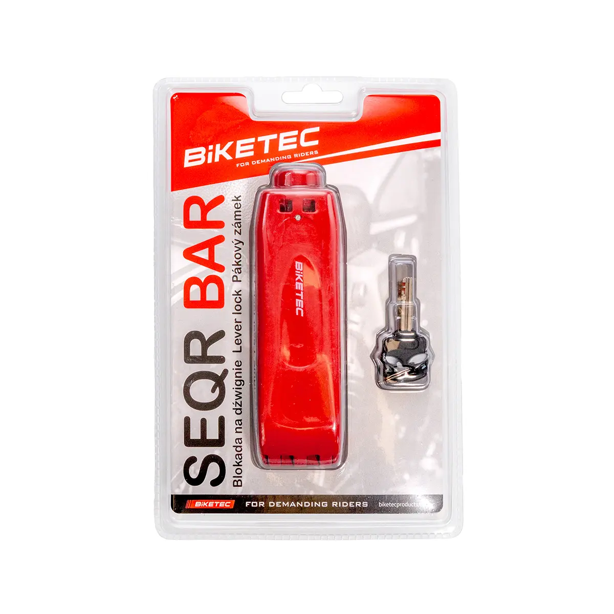 BIKETEC SEQR zámek páky brzdy/plynu pro průměr od 28mm - 38mm 3klíče ( )