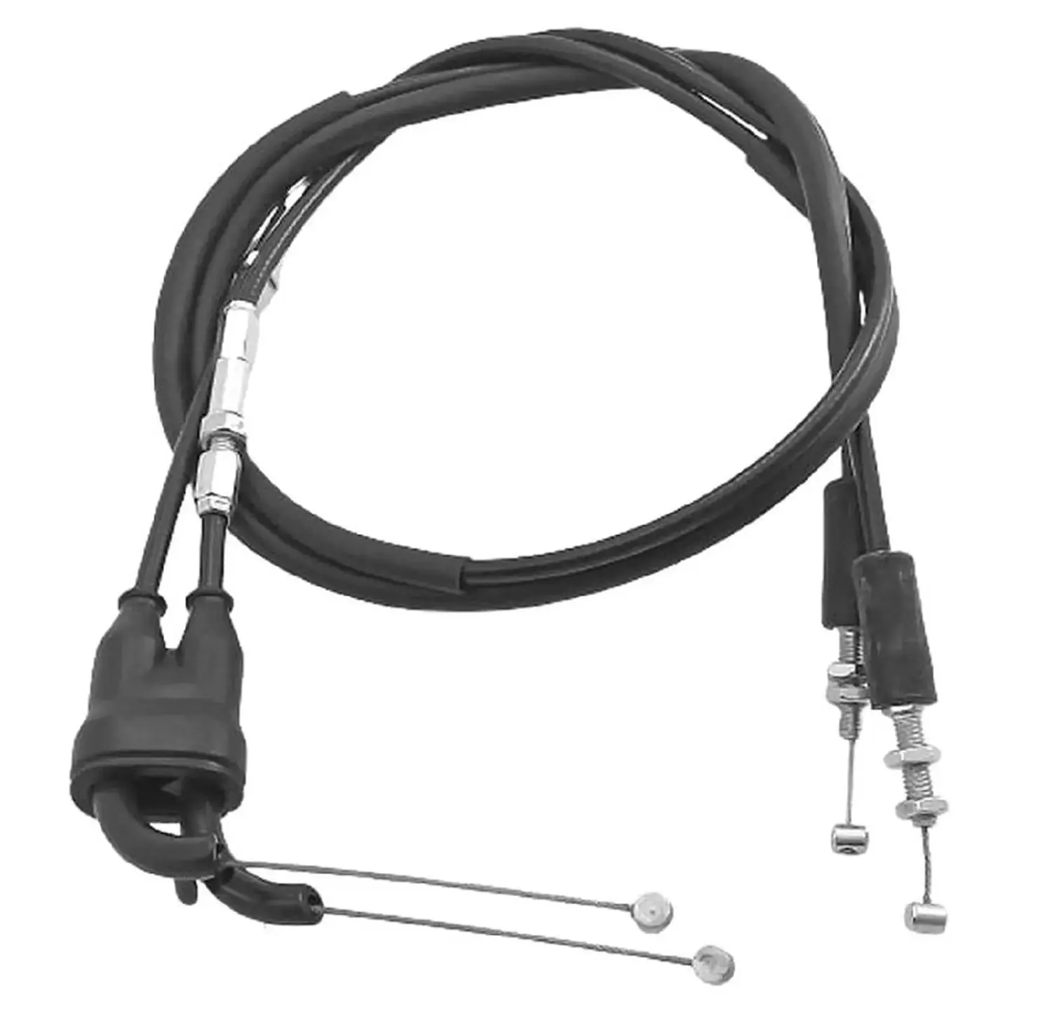 BIKETEC lanko plynu komplet 2 kusy KTM 690 DUKE 08-13, 690 ENDURO 08-13, 690 SUPERMOTO 07-13, 75002091000 (BIKETEC lanko plynu komplet 2 kusy KTM 690)