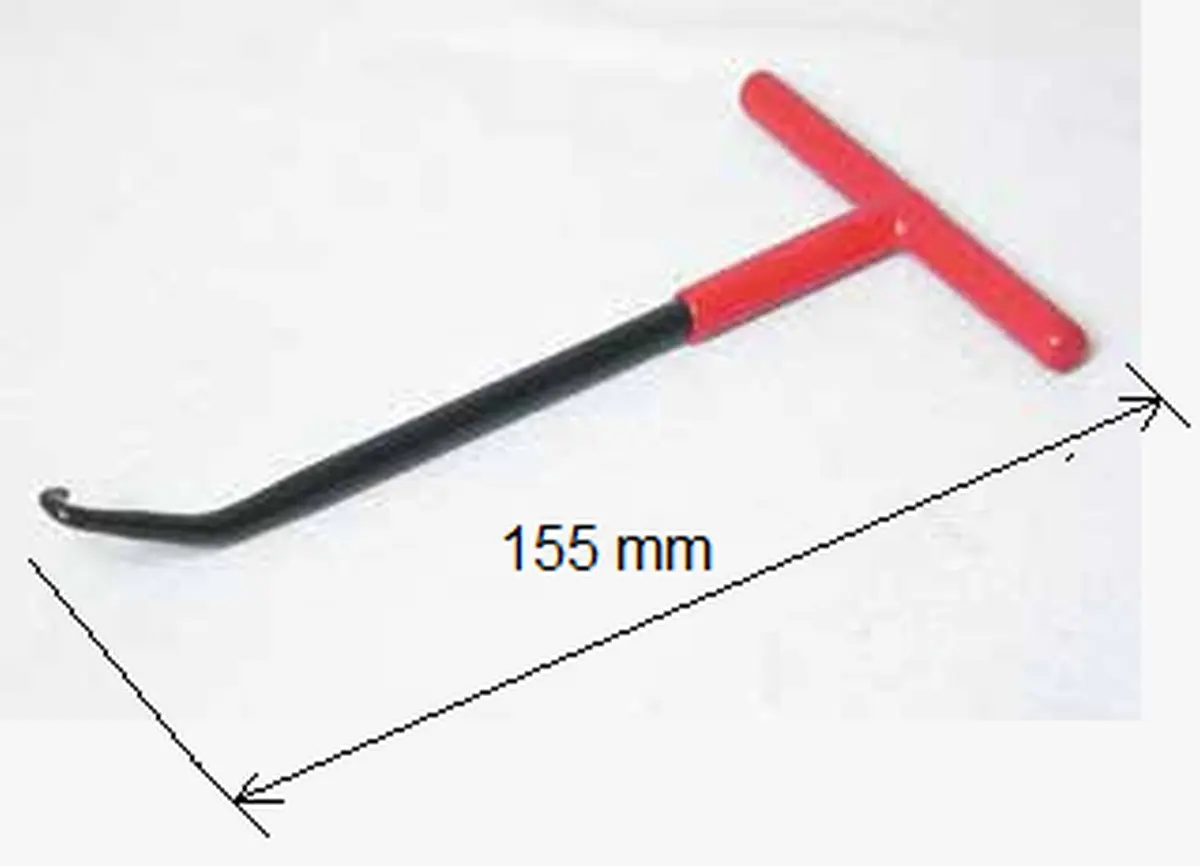 BUZZETTI nářadí (háček) na montáž/demontáž pružin 155mm ( )