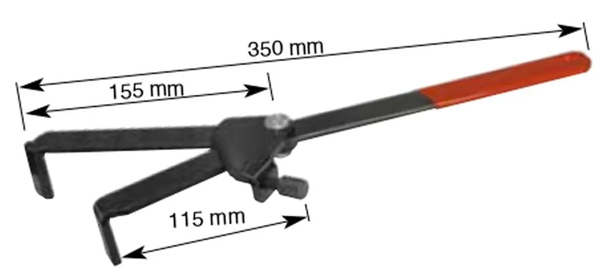 BUZZETTI nastavitelný nástroj pro blokování magneta, spojkového koše 69-125mm (BUZZETTI nastavitelný nástroj pro blokování magneta, spojkového koše)