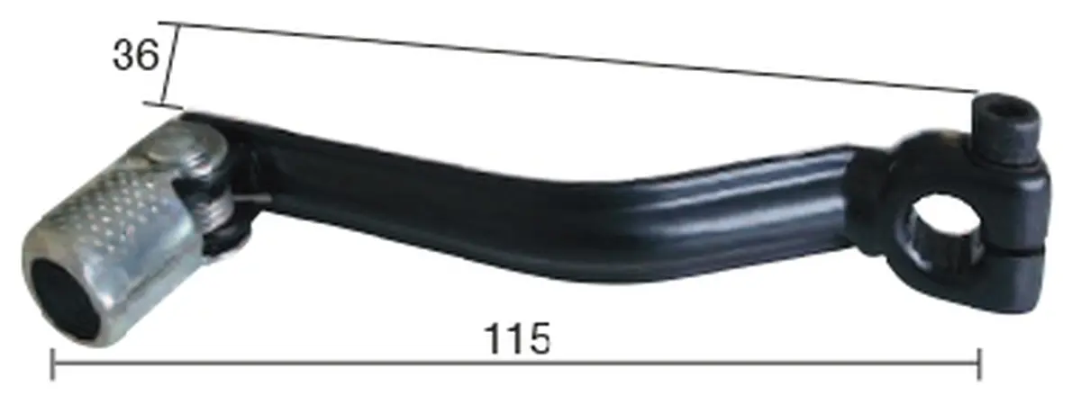 BUZZETTI páka řazení ocelová APRILIA 50; DERBI 50; GILERA 50 (BUZZETTI páka řazení ocelová APRILIA 50; DERBI 50; GILERA 50)