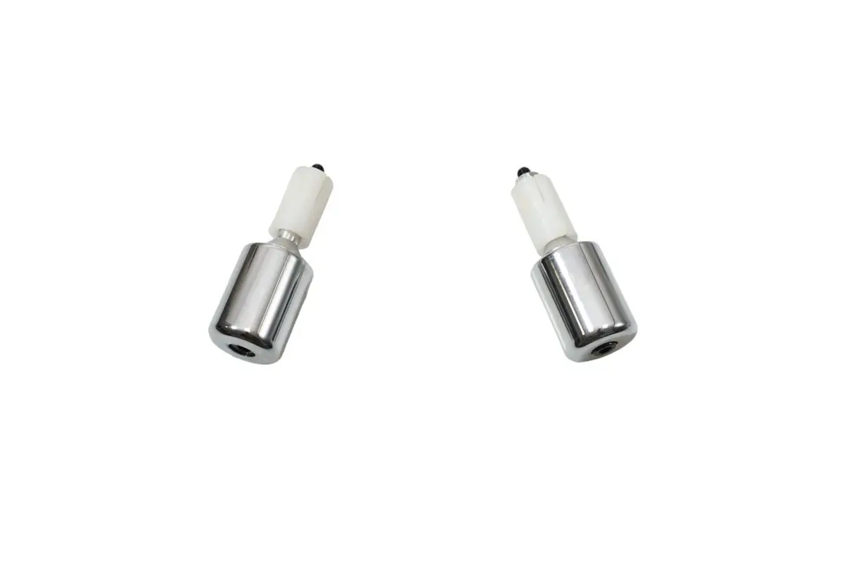 BUZZETTI koncovky/závažíčka řidítek průměr 17,5mm barva chrom ( )