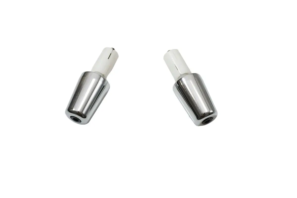 BUZZETTI koncovky/závažíčka řidítek průměr 17,5mm barva chrom ( )