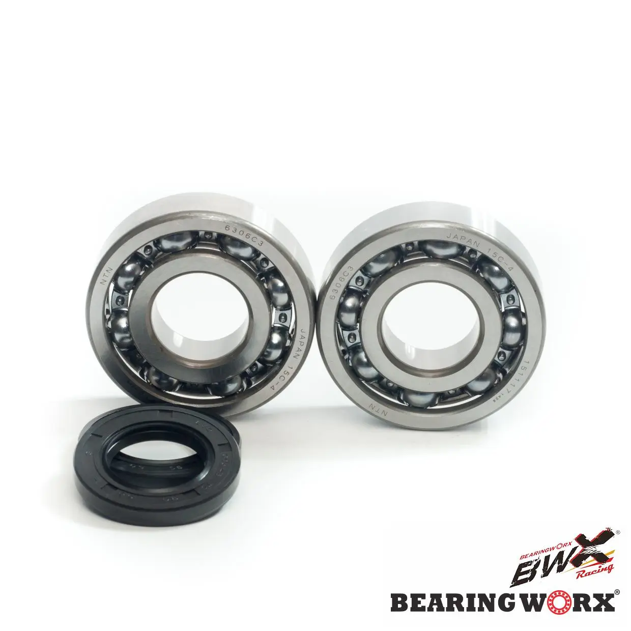 BEARING WORX ložiska klikové hřídele s těsněním KAWASAKI KX 500 83-04 (NTN) vyrobeno v Japonsku (24-1011) ( )