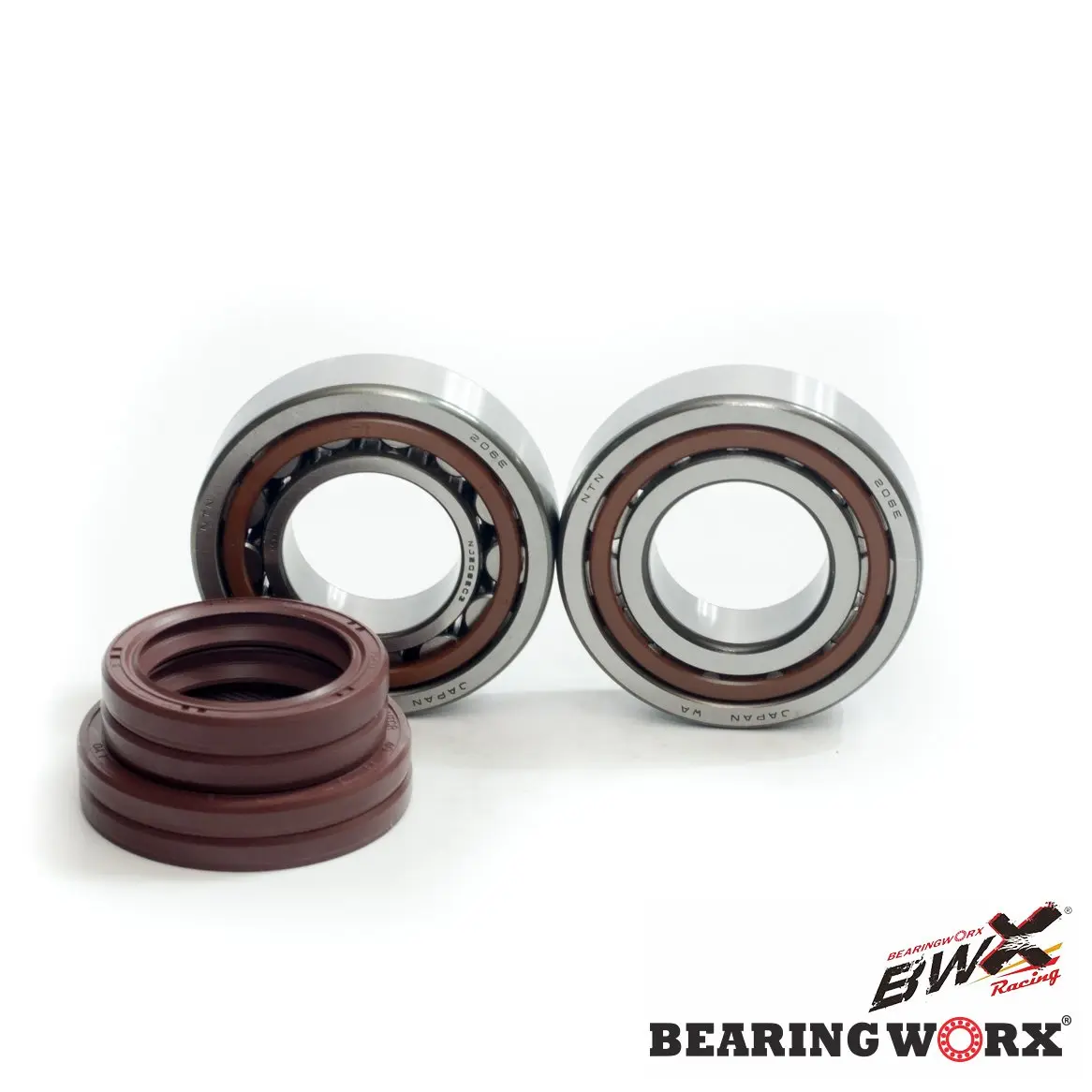 BEARING WORX ložiska klikové hřídele s těsněním KTM 450/505/530 (07-) (NTN) vyrobeno v Japonsku (23.CBS64007) (00050002304) (BEARING WORX ložiska)