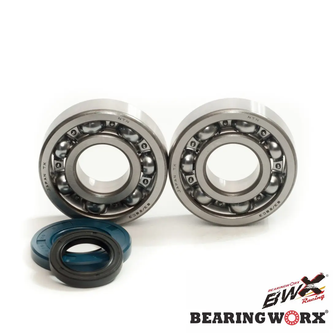 BEARING WORX ložiska klikové hřídele s těsněním SUZUKI RM250 03-04 (NTN) vyrobeno v Japonsku (24-1046) ( )