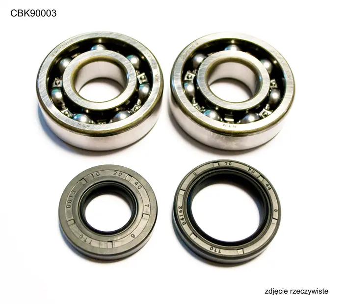 BEARING WORX ložiska klikové hřídele s těsněními YAMAHA YZ 125 01-04 (NTN) vyrobeno v Japonsku (24-1025) (BEARING WORX ložiska klikové hřídele s)
