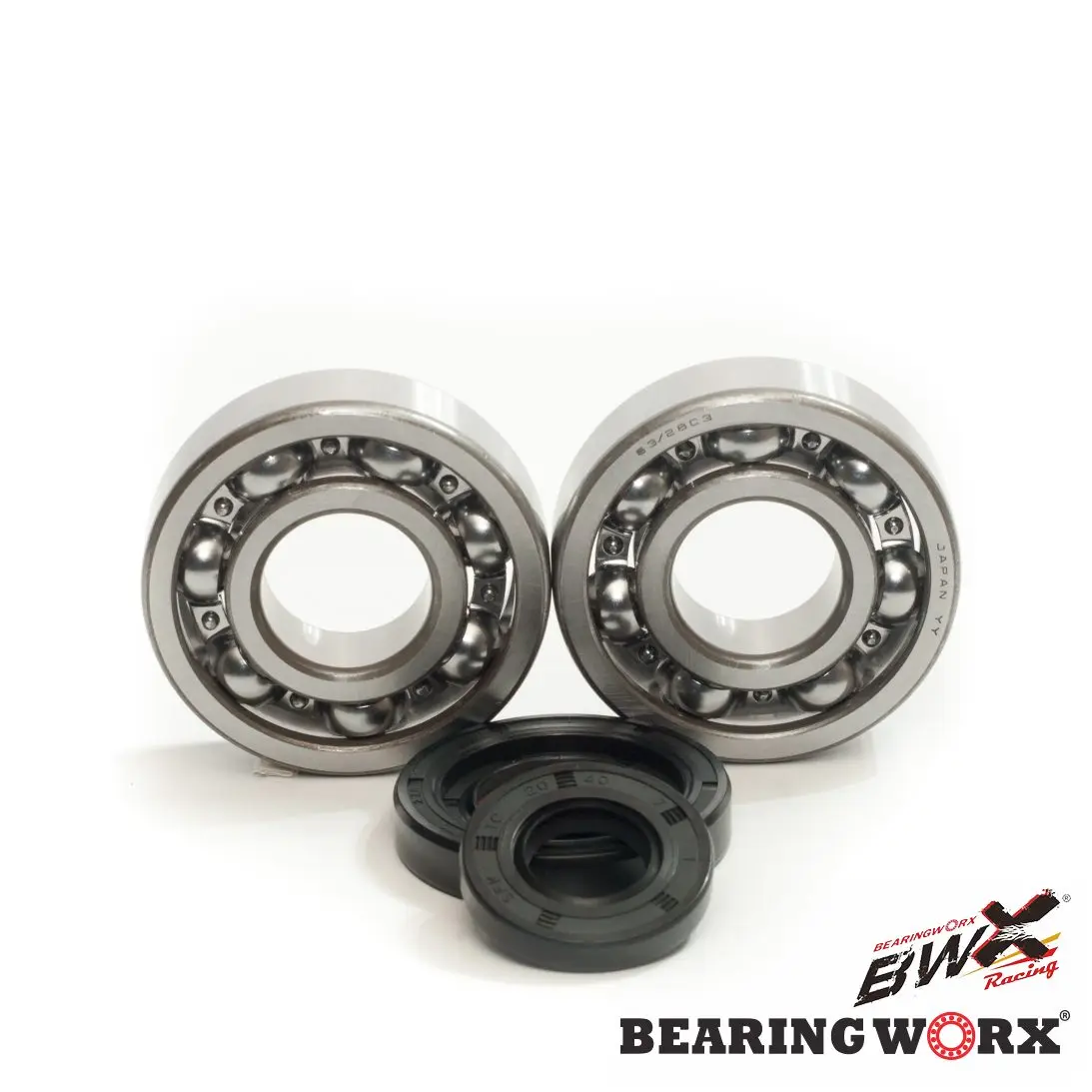 BEARING WORX ložiska klikové hřídele s těsněními YAMAHA YZ 250 01-25, (NTN) vyrobeno v Japonsku (24-1029) (BEARING WORX ložiska klikové hřídele s)