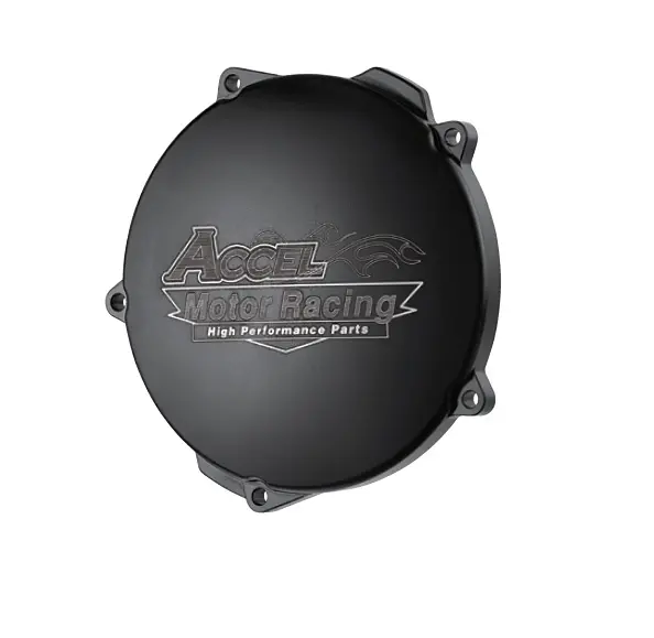 ACCEL kryt spojky hliníkový (s těsněním) KTM SXF 450 '07-'12 barva černá (ACCEL kryt spojky hliníkový (s těsněním) KTM SXF 450 '07-'12 barva černá)