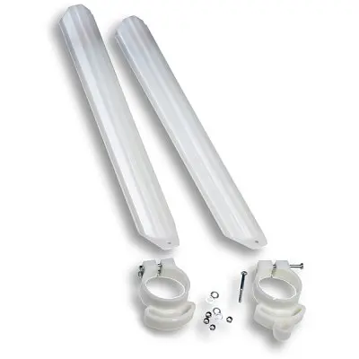 UFO kryty předních tlumičů WHITE POWER barva neutrální (UFO kryty předních tlumičů WHITE POWER barva neutrální)