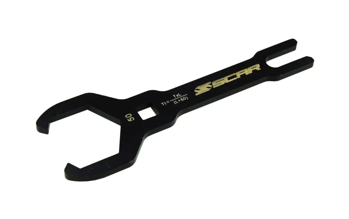 SCAR RACING klíč pro servis předních zavěšení WP 50mm barva černá ( )
