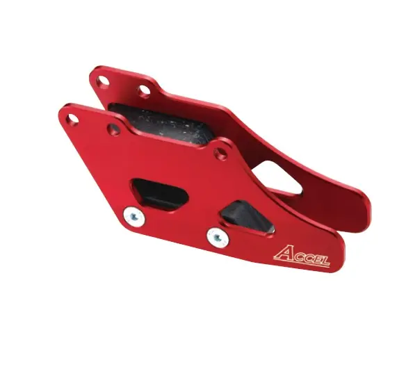 ACCEL vodítko řetězu kompletní HONDA CRF 250/450 07-18, CRF250/450X 05-18 barva červená ( )