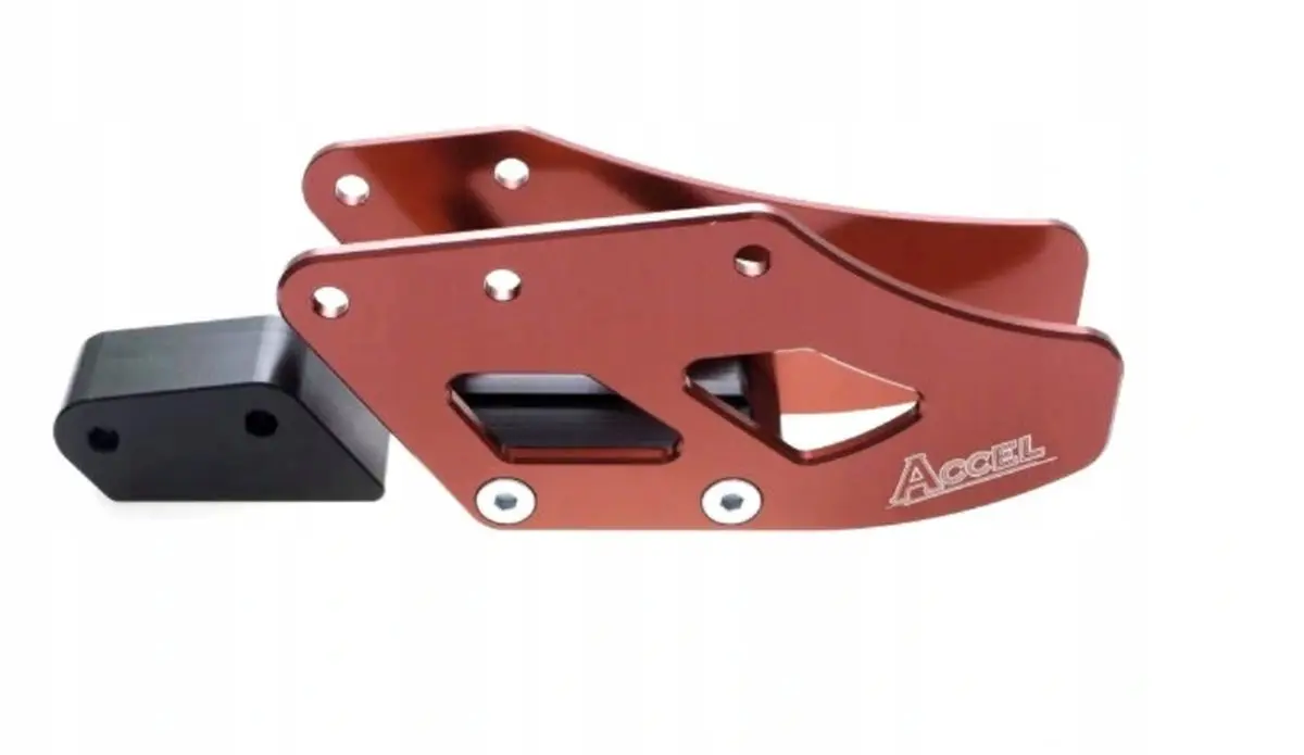 ACCEL vodítko řetězu kompletní HONDA CR 125/250R 05-07, CRF250/450R 05-06 barva červená (ACCEL vodítko řetězu kompletní HONDA CR 125/250R 05-07,)