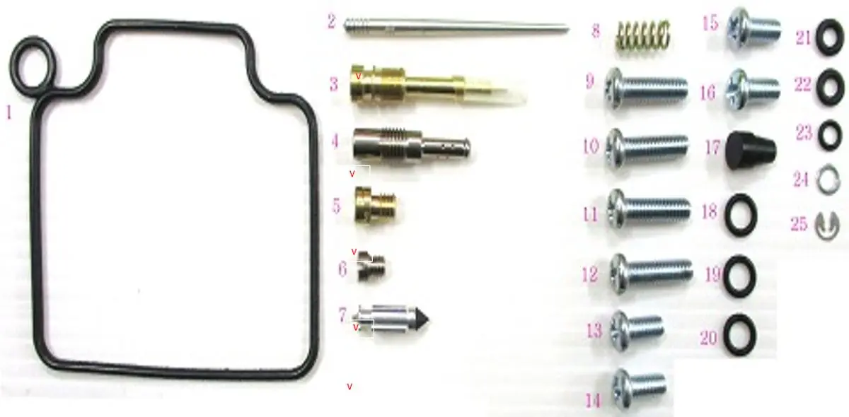 BEARING WORX sada na opravu karburátoru HONDA TRX 350 00-03 (26-1210) ( )
