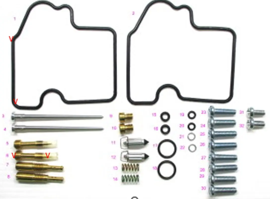 BEARING WORX sada na opravu karburátoru KAWASAKI KVF 700 PRAIRIE 04-06 (26-1385) (BEARING WORX sada na opravu karburátoru KAWASAKI KVF 700 PRAIRIE)