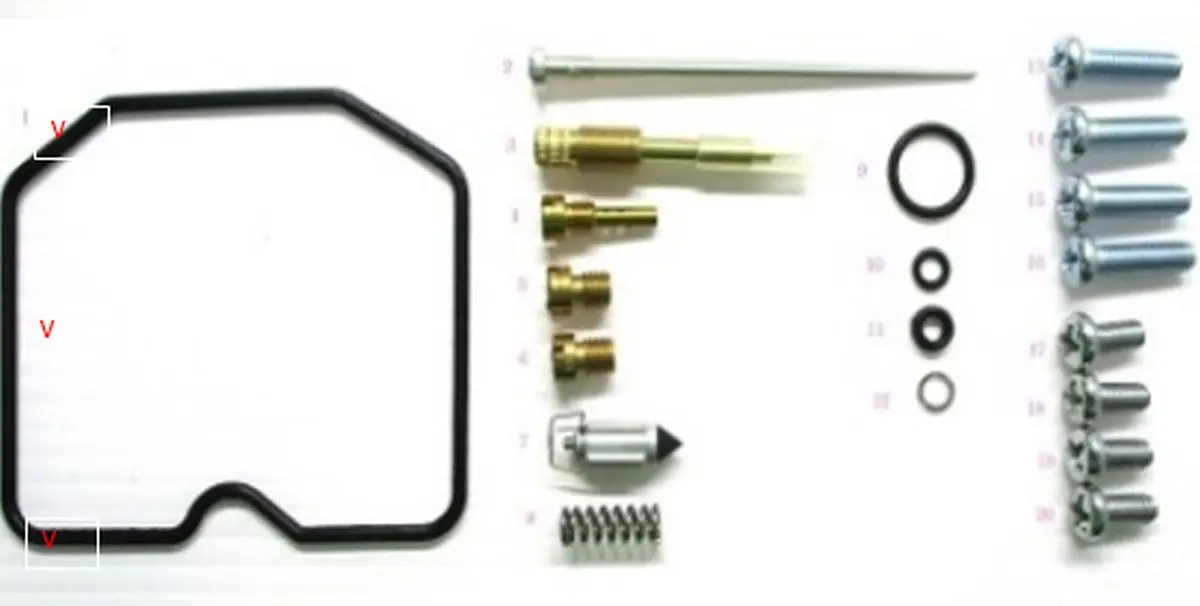 BEARING WORX sada na opravu karburátoru SUZUKI LT-A/LT-F 400 KING QUAD 08-10 (26-1091) (BEARING WORX sada na opravu karburátoru SUZUKI LT-A/LT-F 400)