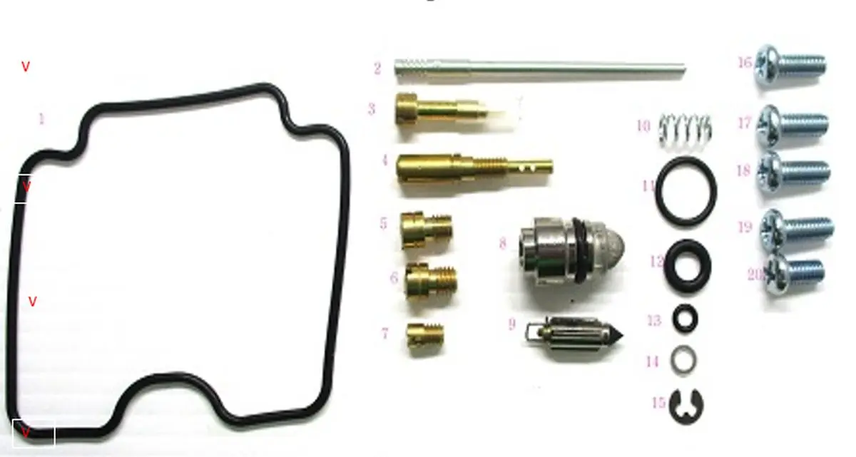 BEARING WORX sada na opravu karburátoru SUZUKI LT-F 300F KING QUAD 00-02 (26-1095) ( )