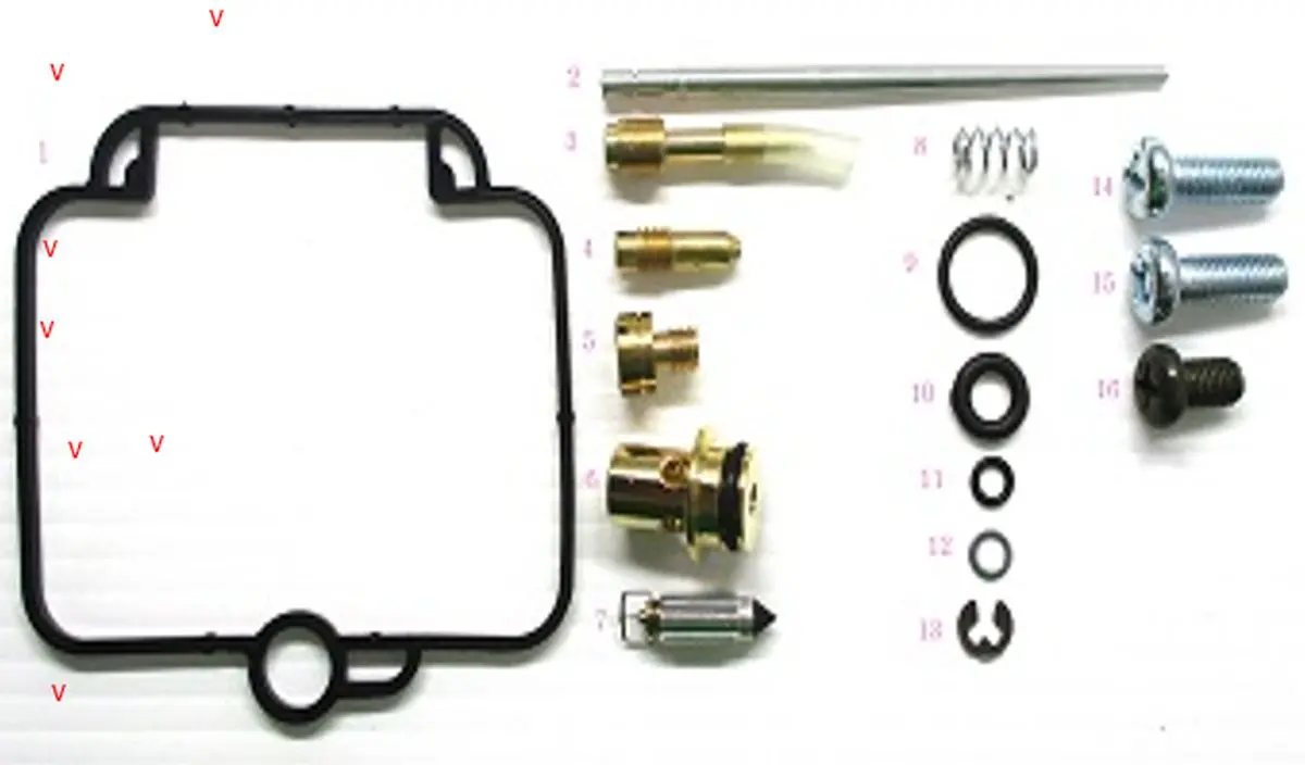 BEARING WORX sada na opravu karburátoru YAMAHA YFM GRIZZLY 98-00 (26-1371) (BEARING WORX sada na opravu karburátoru YAMAHA YFM GRIZZLY 98-00)