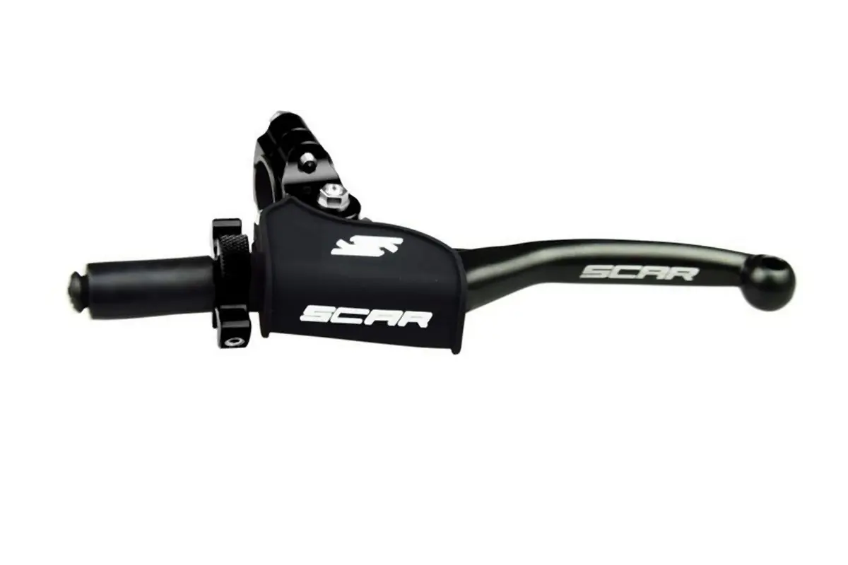 SCAR RACING spojková páka s upevněním kompletní barva černá (SCAR RACING spojková páka s upevněním kompletní barva černá)