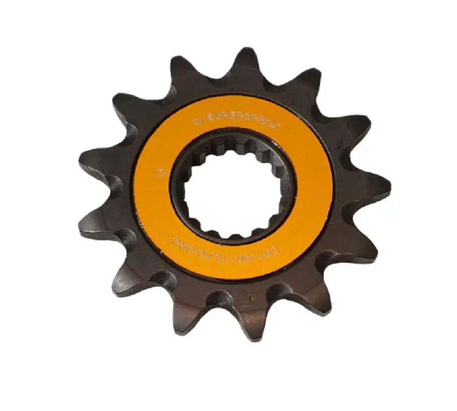SUPERSPROX řetězové kolo přední 1248 14 samočistící KTM SX/SXF/EXC/EXCF 91-, HUSQVARNA CR/WR/TE/TC 14-, GASGAS 21- s kroužky barva oranžová