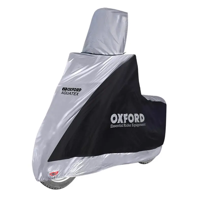 OXFORD AQUATEX SCOOTER HIGHSCREEN voděodolný potah na skútr s vysokým plexi barva šedá/černá rozměr univerzální (OXFORD AQUATEX SCOOTER HIGHSCREEN)