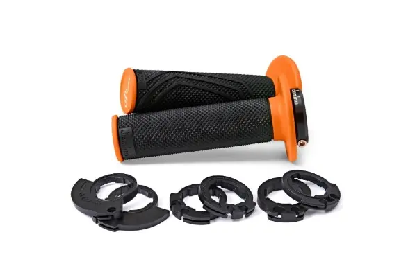 DOMINO rukojeti (gripy) OFF ROAD D-LOCK 2T / 4T (s adaptéry plynu - KTM, HUSQVARNA, GASGAS, HONDA, KAWASAKI, SUZUKI, YAMAHA a další) barva