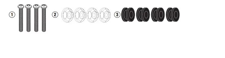 KAPPA upevnění štítu 2153DTK YAMAHA N-MAX 125/155 21-24 (KAPPA upevnění štítu 2153DTK YAMAHA N-MAX 125/155 21-24)