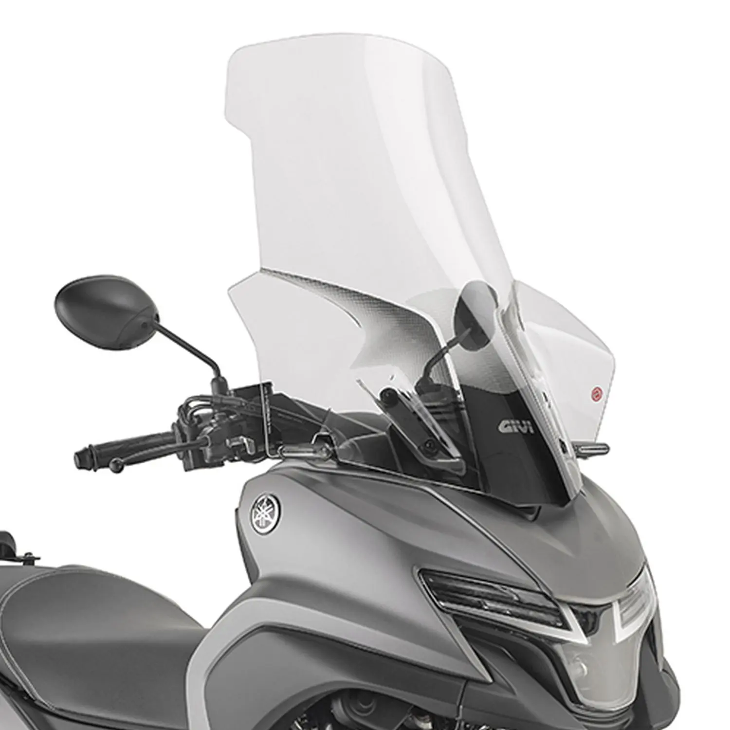 KAPPA držák plexi 2176DTK YAMAHA TRICITY 125-155 '14-'24, YAMAHA TRICITY 125 '25-'26 - nahrazuje D2120KITK ( )