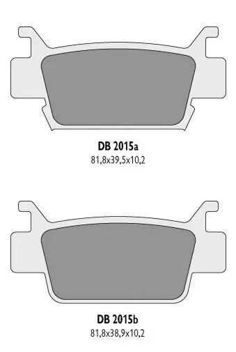 DELTA BRAKING brzdové destičky KH410 HONDA TRX - nahrazuje DB2015MX-D a DB2015QD-D (DELTA BRAKING brzdové destičky KH410 HONDA TRX - nahrazuje)