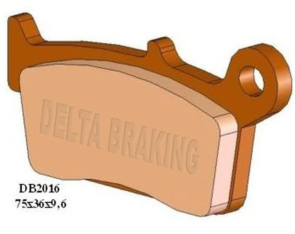 DELTA BRAKING brzdové destičky KH131/3/KH233 zadní HONDA NSR 50 MINI 00-09, XZ 50/100 09-19, NSF 250R 11-, CRF 230 08-15, KAWASAKI KLX 300 21- ( )