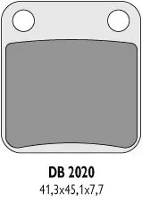 DELTA BRAKING brzdové destičky KH54 - nahrazuje DB2371OR-D (DELTA BRAKING brzdové destičky KH54 - nahrazuje DB2371OR-D)