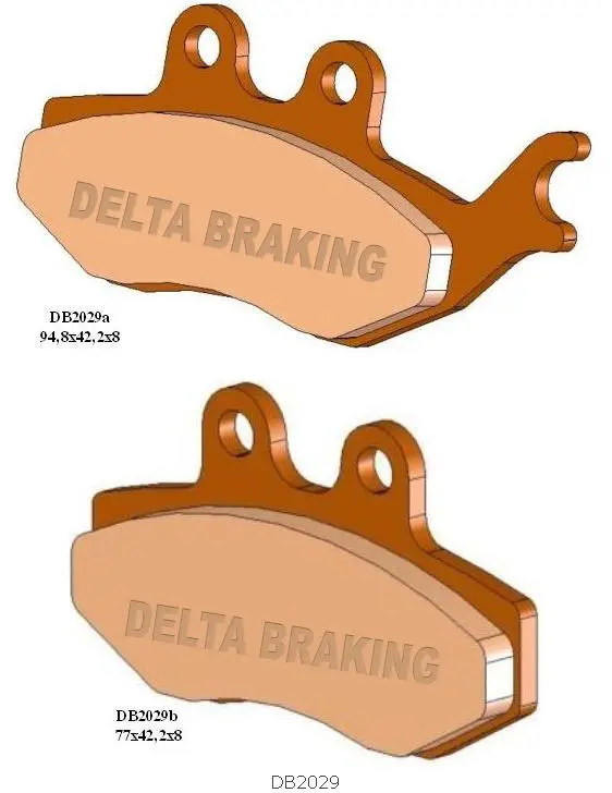DELTA BRAKING brzdové destičky KH374 (DELTA BRAKING brzdové destičky KH374)