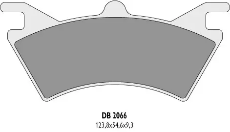 DELTA BRAKING brzdové destičky KH313 POLARIS 6X6 - nahrazuje DB2066QD-D a DB2066MX-D (DELTA BRAKING brzdové destičky KH313 POLARIS 6X6 - nahrazuje)