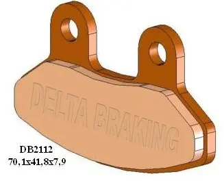 DELTA BRAKING brzdové destičky KH306 (DELTA BRAKING brzdové destičky KH306)