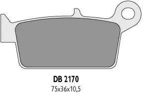 DELTA BRAKING brzdové destičky KH131 zadní - nahrazuje DB2170MX-D a DB2170QD-D (DELTA BRAKING brzdové destičky KH131 zadní - nahrazuje DB2170MX-D a)