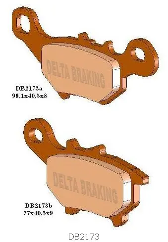 DELTA BRAKING brzdové destičky KH384 (DELTA BRAKING brzdové destičky KH384)