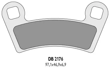 DELTA BRAKING brzdové destičky KH456 POLARIS - nahrazuje DB2176MX-D a DB2176QD-D (DELTA BRAKING brzdové destičky KH456 POLARIS - nahrazuje DB2176MX-D)