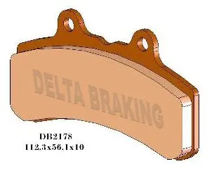 DELTA BRAKING brzdové destičky KH210 (DELTA BRAKING brzdové destičky KH210)