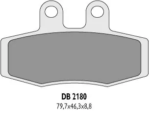 DELTA BRAKING brzdové destičky KH132 - nahrazuje DB2180MX-D a DB2180QD-D (DELTA BRAKING brzdové destičky KH132 - nahrazuje DB2180MX-D a DB2180QD-D)