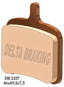 DELTA BRAKING brzdové destičky KH460 (DELTA BRAKING brzdové destičky KH460)
