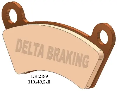 DELTA BRAKING brzdové destičky KH482 - nahrazuje DB2189QD-D a DB2189MX-D (DELTA BRAKING brzdové destičky KH482 - nahrazuje DB2189QD-D a DB2189MX-D)