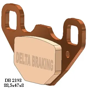 DELTA BRAKING brzdové destičky KH489 POLARIS RZR 170 09-14 zadní - nahrazuje DB2193QD-D (DELTA BRAKING brzdové destičky KH489 POLARIS RZR 170 09-14)