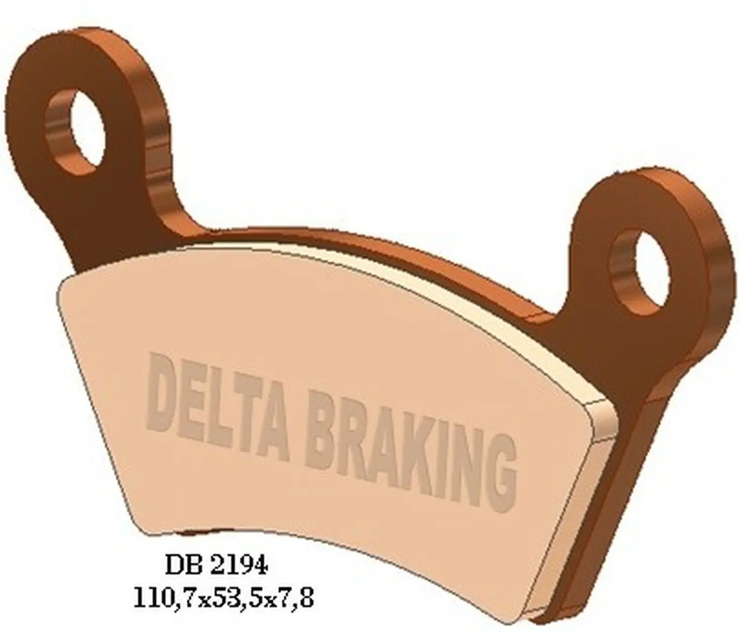 DELTA BRAKING brzdové destičky KH473 CAN-AM SPYDER RS / RS-S / RT / RT LTD / RT-S 10-12, RS SE5 / SM5 08-09 zadní levá strana - nahrazuje DB2194RD-N4