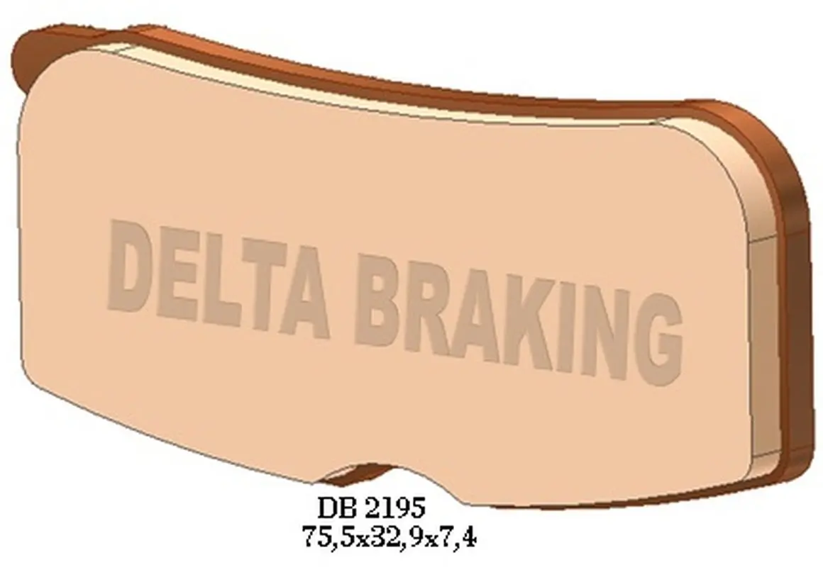 DELTA BRAKING brzdové destičky KH474 přední CAN-AM SPYDER 1000 08-12 (DELTA BRAKING brzdové destičky KH474 přední CAN-AM SPYDER 1000 08-12)