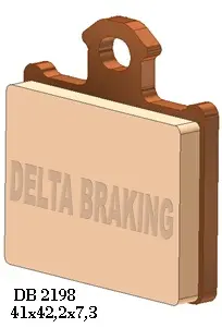 DELTA BRAKING brzdové destičky KH602 KTM SX85 11-18 zadní - nahrazuje DB2198MX-D a DB2198QD-D (DELTA BRAKING brzdové destičky KH602 KTM SX85 11-18)