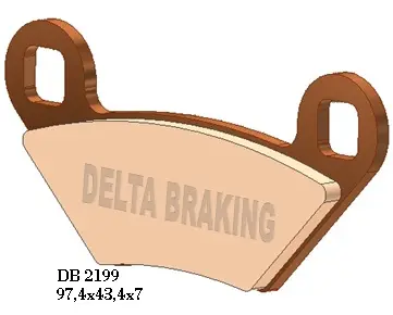 DELTA BRAKING brzdové destičky KH475 POLARIS - nahrazuje DB2199MX-D a DB2199QD-D ( )