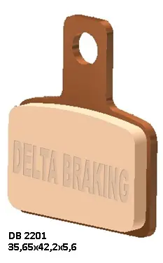 DELTA BRAKING brzdové destičky KH495 BETA TRIAL - nahrazuje DB2201MX-N (DELTA BRAKING brzdové destičky KH495 BETA TRIAL - nahrazuje DB2201MX-N)