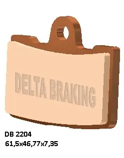 DELTA BRAKING brzdové destičky KH454 (DELTA BRAKING brzdové destičky KH454)