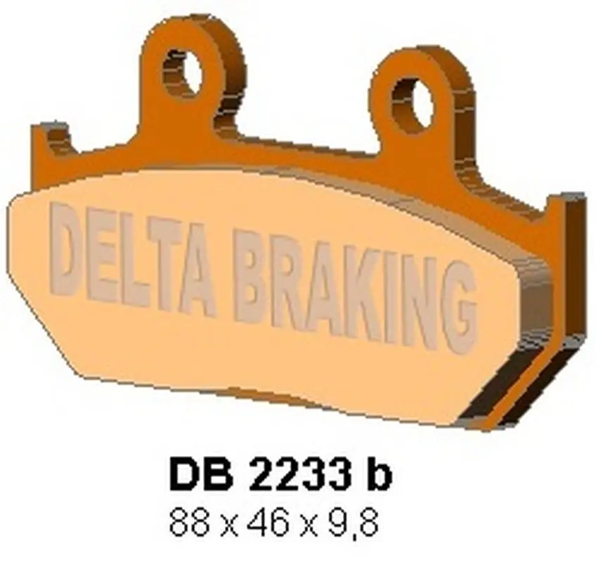 DELTA BRAKING brzdové destičky KH642 CAN AM MAVERICK 1000 levý - nahrazuje DB2233MX-D a DB2233QD-D (DELTA BRAKING brzdové destičky KH642 CAN AM)