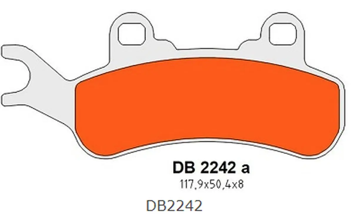 DELTA BRAKING brzdové destičky KH683 zadní/přední pravé CAN-AM DEFENDER/TRAXTER 800 16-21, MAVERIC 800/900 18-21, COMMANDER 1000 21-22 ( )